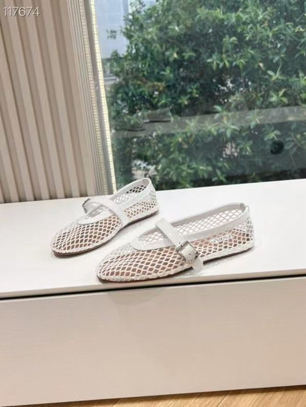 ALAIA White Ballet Flats - Picture 2 of 8